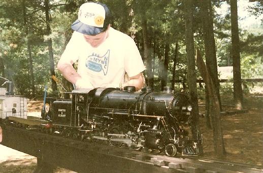 John F. Kurdzionak Stoneham MA Friends Models Yankee Shop Boston and Albany 4-6-6T tanker 3/4" scale 3-1/2" gauge