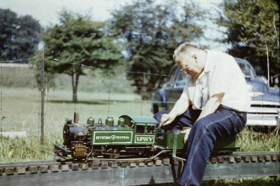 H.K. Porter live steam locomotive